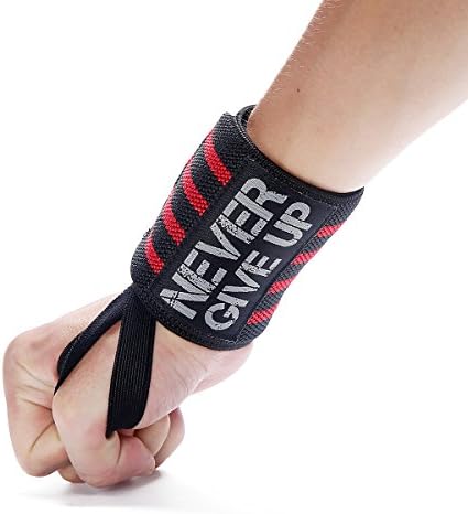 As tiras de pulso profissional de Hyfan suportam o protetor de cinto de cinta com loop de polegar para levantar o treinamento