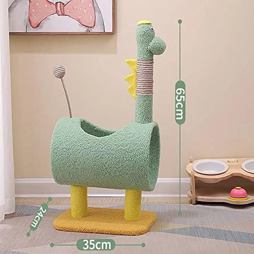 N/A Pet Cat Tree Cat Salbing Frame Gatinho Plataforma de Jumping Plataforma Funny Cat Stick Kitty Plush Cylinder Nest