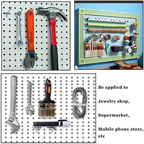 Coufce 2 polegadas ganchos de pegboard, tábuas de tábua de peges