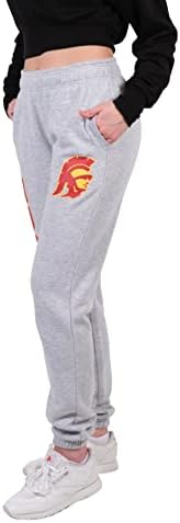 Ultra Game NCAA Feminina Feminina Pants Active Logo Lã Fleece Sweats