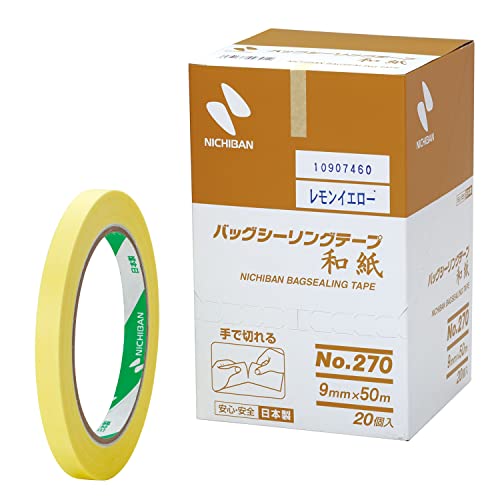 Nichiban 270sp-20p Saco fita de vedação, papel washi, 20 peças, nº 270, 0,4 polegadas x 164,0 pés, Sakura Pink