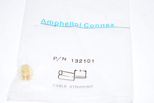 Amphenol Connex 132101 RF/Coaxial, SMA Plug, STR, 50 ohm, solda