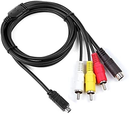 Parthcksi av A/V TV Video Cable Work Lead para Handycam hdr-ux5 e hdr-sr12 dcr-sr15 e