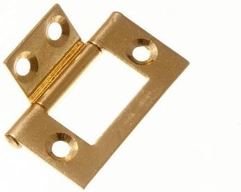 20 pares de portas de gabinete Flutuar dobradiças de bronze aço 38mm