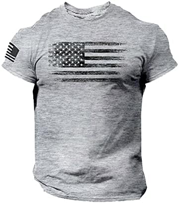 Camisetas bifuton tshirts para homens, EUA bandeira angustiada Men camise