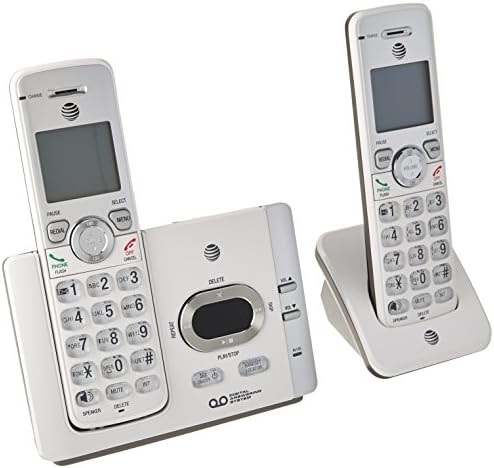 AT&T EL52215 DECT 6.0 Sistema de atendimento com identificação de chamadas/chamada de espera por telefone fixo, cinza