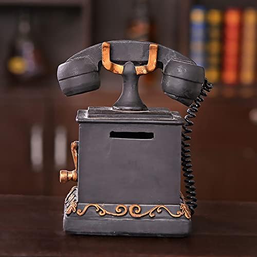 Vintage antigo modelo de modelo decoração de estilo europeu de telefone fixo antiquado para decoração de hotel de escritório