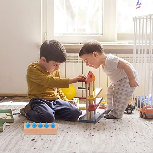 Toyandona 3pcs Soquete Educacional Crianças Desenvolvimento Mini Presente Para Cilindros Inteligência Brinquedação Montessori