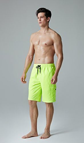 TSLA Men's 11 polegadas Swim Swals, shorts de praia rápida seca, roupas de banho com forro de malha interna e bolsos
