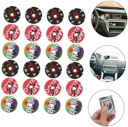 Homoyoyo 24 PCS Tablets Difusor de ar para óleos essenciais de carro Difusores Difusor CLIP DE VELA DE VELA PADRS DE