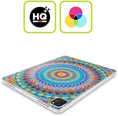 Projetos de capa principal licenciados oficialmente Haroulita Pop Mandala Soft Gel Case compatível com Apple iPad mini