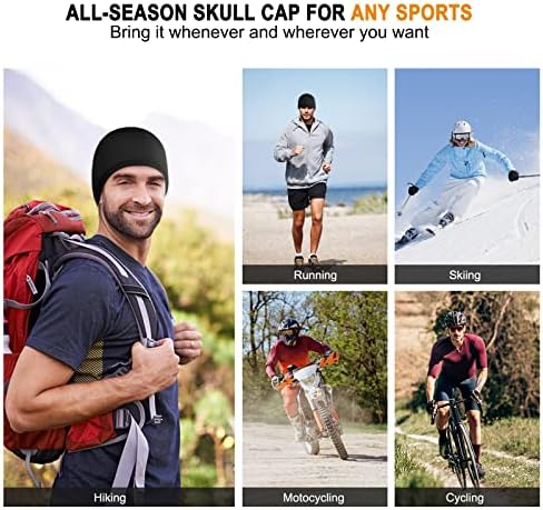 Graunton Skull Caps Capaceleiro Liner Sweat Wicking Head Hats for Men Women