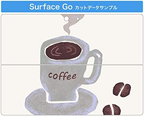 capa de decalque igsticker para o Microsoft Surface Go/Go 2 Ultra Thin Protective Body Skins 014433 Coffee Cafe