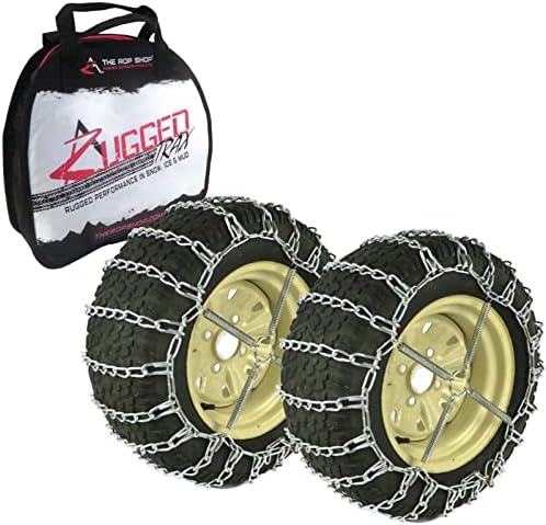 A ROP SHOP | 2 cadeias de pneus de ligação e tensionadores para ATVs Maxtrac com 22x10x8, 20x10x10 pneus