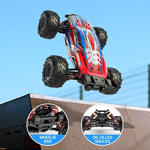 1:16 Carros RC sem escova de 60 kmh de alta velocidade Carro de controle remoto 4x4 Off Monster Truck Electric All Terrain Toys à