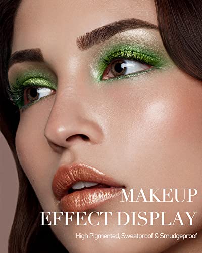 Maki Yika Green Eyeshadow Paleta, Paleta de maquiagem de olho de olho de olho verde do Dia das Mães 9Color