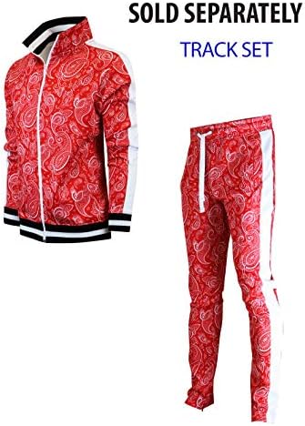 Capturenshot Mens Urban Hip Hop Premium Track Jacket - Slim Fit Side Comping Sportswear Urbanwear STREETHEAY TOP