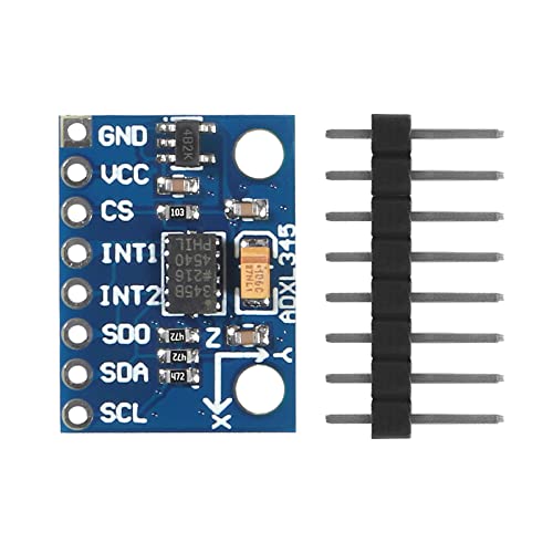 AEDIKO 2PCS GY-291 ADXL345 Aceleração digital IIC/SPI de 3 eixos Módulo de inclinação da gravidade