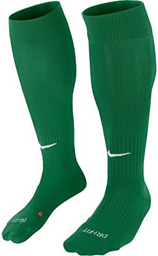Nike Men's U Classic II Cush Otc-Team Socks, Green, Youth Large / 11-13