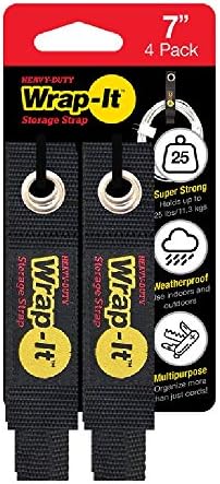 JJAAMM 104-10BX tiras de armazenamento pesado, 7 polegadas, 4-PK. - Quantidade: 1