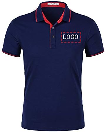 Camisas de pólo de homens personalizados