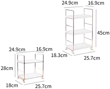 AMABEAZWJ POT E ORGANIZER PAN Organizador de banheiro Plataforma de armazenamento Rack de armazenamento Stand prateleiras