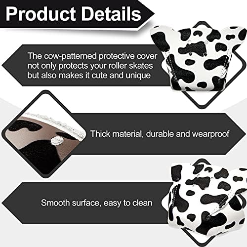 Zhanmai 2 peças Forma da vaca Tape Cap Guard Protetores