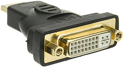 Adaptador de vídeo analógico DVI-A para VGA para VGA, DVI-a fêmea para HD15 masculino