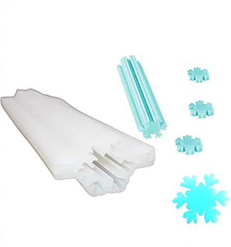 X-HaiBei Snowflake Tubo Coluna Silicone Sopa Sopa incorporada Fabricação de sabão