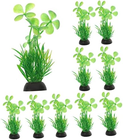 IPETBOOM 40 PCS Aquário paisagismo suculenta plantas decoração de tanque artificial Plantas plásticas plantas de aquário tropical decorações