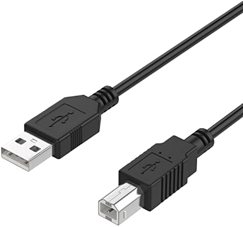 Substituição de cabos de cabo USB CJP-Geek de 6 pés para o HP OfficeJet 150 200 250 Impressora portátil móvel