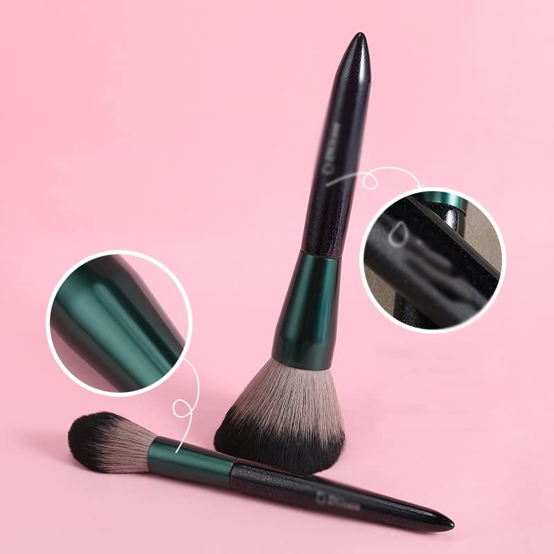 SDGH 9PCS Makeup Brushes Set com Bag Eye Shadow Foundation Power Contour
