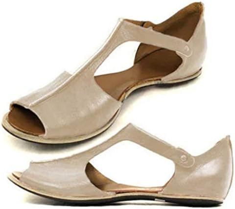 Sandálias de verão casuais msaikric para mulheres 2022 Comfort Strappy Sandles menina