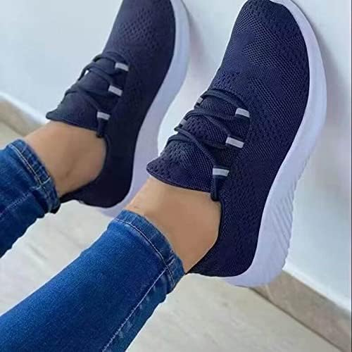 Balé Flato para Mulheres Sapatos de Falto para Mulheres Sapatos Platinhos Sapatos Grandes Lace Up Bolo Longo Colo