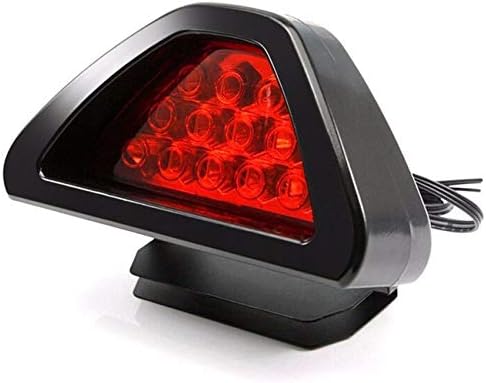 Yibo 1MorCycle Car Motorbike Red Breke Light Flash Flash Aviso de emergência Universal F1 Style Drl Led Tail Stop