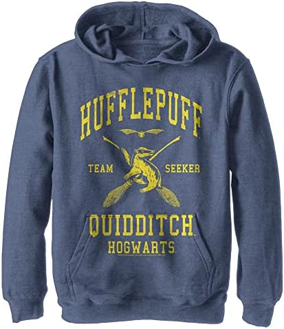 Harry Potter Kids Deathly Hallows Hufflepuff Quidditch Seeker Jovem Pullover Hoodie