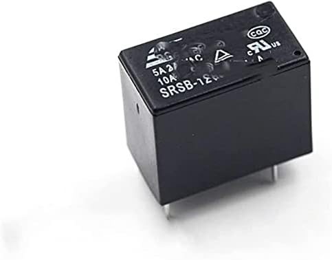 Relé AGOUNOD 5PCS SRSB-05 12 24VDC-SL-A 5V 12V 24V5A Relé de 4 pinos