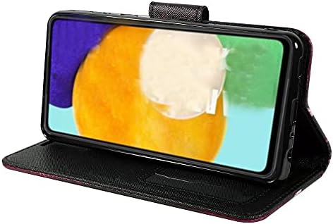 Zase Samsung Galaxy A32 5G Caixa de telefone da carteira para mulheres Pouch PU PU FOLO FOLI