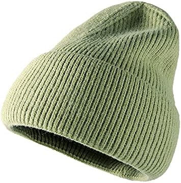 Chapéus de pelúcia para mulheres clássicas chunky chunky chapéu de inverno Capull tap unissex crochet chapéus para