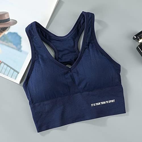 Suporte à luz feminina suporta o sutiã esportivo sem fio Sports Wireless Bra Top Workout Running