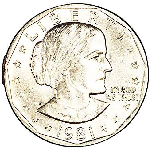 1981 P Bu Susan B Anthony S.B.A. Dollar Choice Uncirculou Us Mint