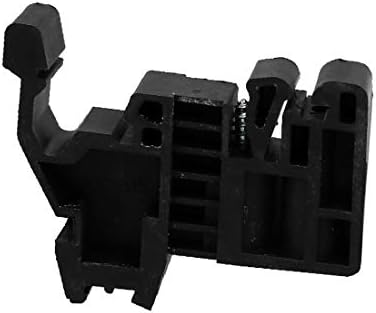 X-DREE 10PCS SN-2G2 DIN MOLTE RAIL SUPORTE DO TERMINAL BLOCO BLACK (10PCS SN-2G2 Guida din supporto Guida Morsetto