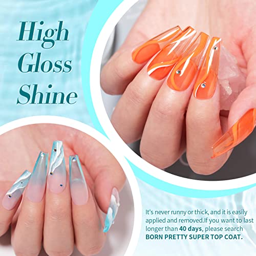 Nascido Pretty Jelly Gel Gel Polhon Set Spring Summer Crystal Glass Glas