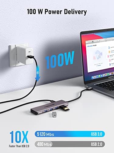 Monitores duplos da estação de ancoragem, USB C Dockking Station para laptop, estação de docking multi monitor de hub