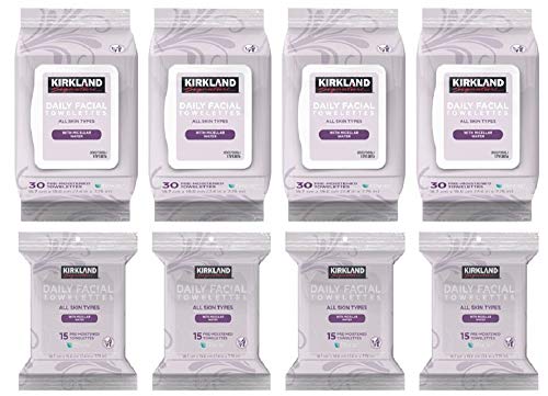 Kirkland Signature diariamente Towellettes faciais, 4,53 libras, 2 contagem