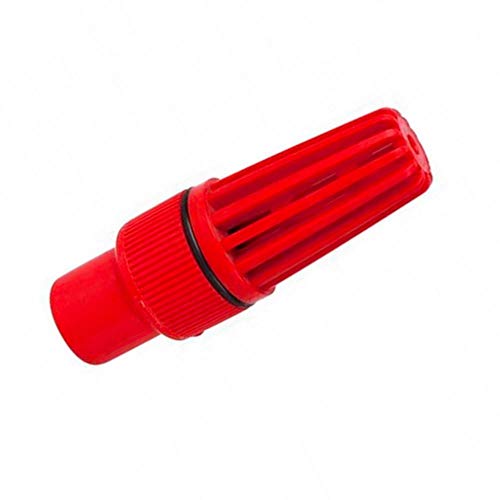 Válvulas Shmono 34, válvula de pé da bomba de poço PVC, acessórios da bomba de água, soquete, PN16 a 73 ° F, vermelho, 0,75 polegadas