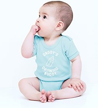 Crazy Bros Tee's Daddy Buddy Buddy Funny fofo novidade infantil bodysuit de bebê de uma peça