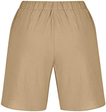 Shorts de linho de algodão masculinos de wenkomg1, shorts de praia leves leves no verão pjama shorts casuais troncos