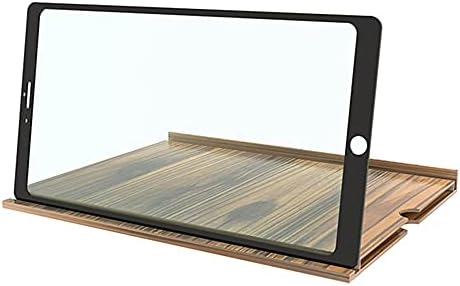 Zhyh novo de 12 polegadas de madeira de madeira horizontal e vertical de tela de compra dupla, lenfier 3D de tela de telefonia