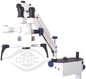 Microscópio cirúrgico de montagem na parede 5 etapas, binóculos fixos de 90 ° com iluminação de LED avançada iso CE Dr.onic